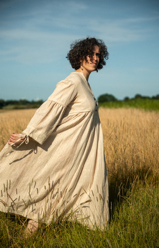Angana Dress in Cotton | Katechu
