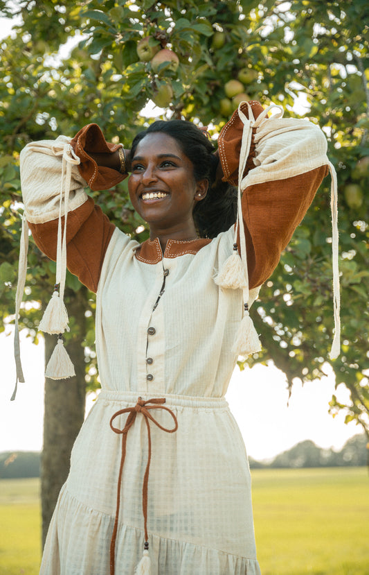 Don Blouse in Cotton | Kantha