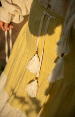 Anushree Skirt in Cotton | Tumeric