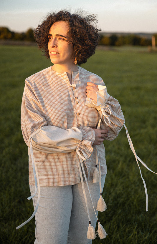 Don Blouse in Cotton | Reonja