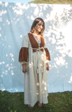 Angana Dress in Cotton | Kantha