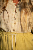Don Blouse in Cotton | Tumeric