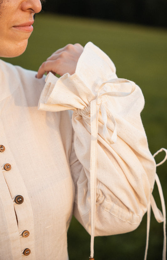 Don Blouse in Cotton | Natural