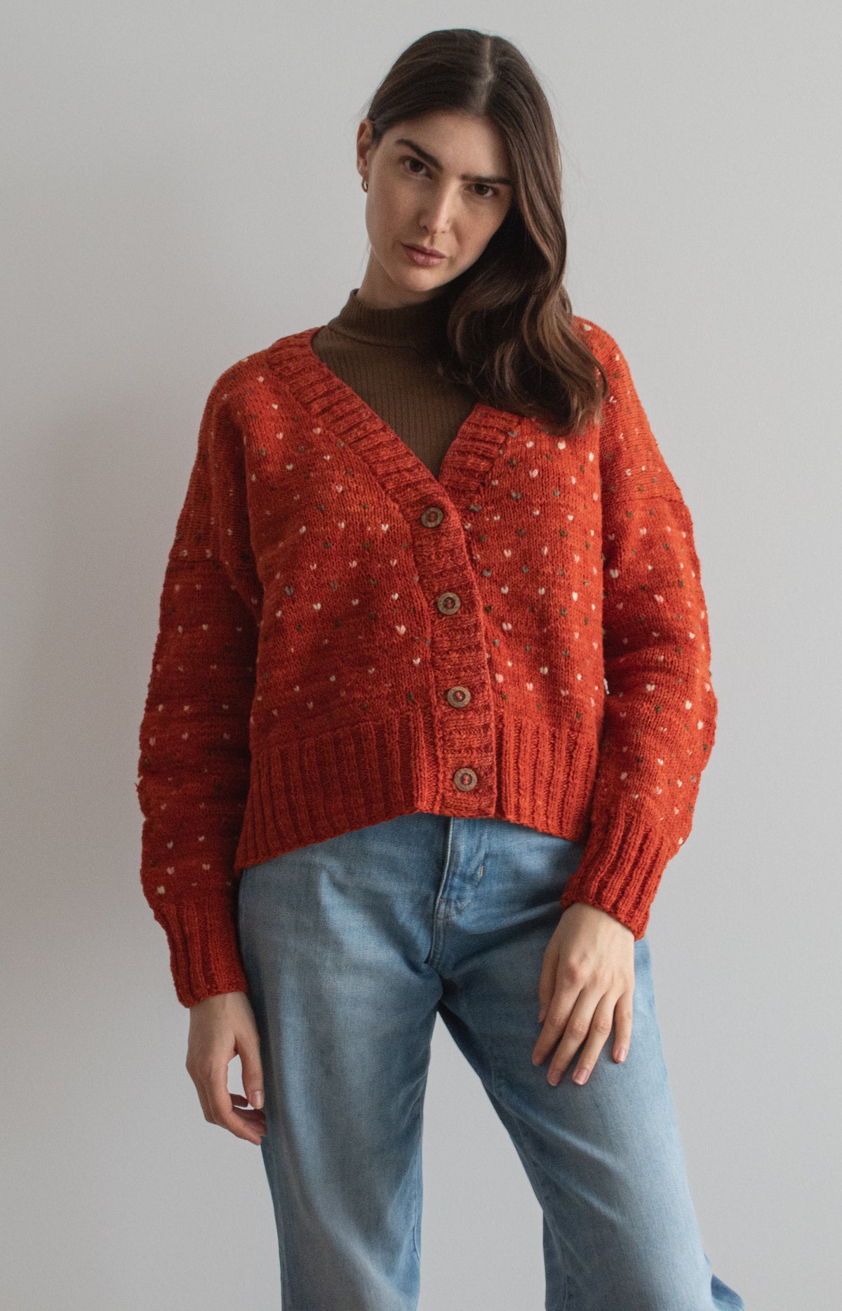 Himani Cardigan | Rosso