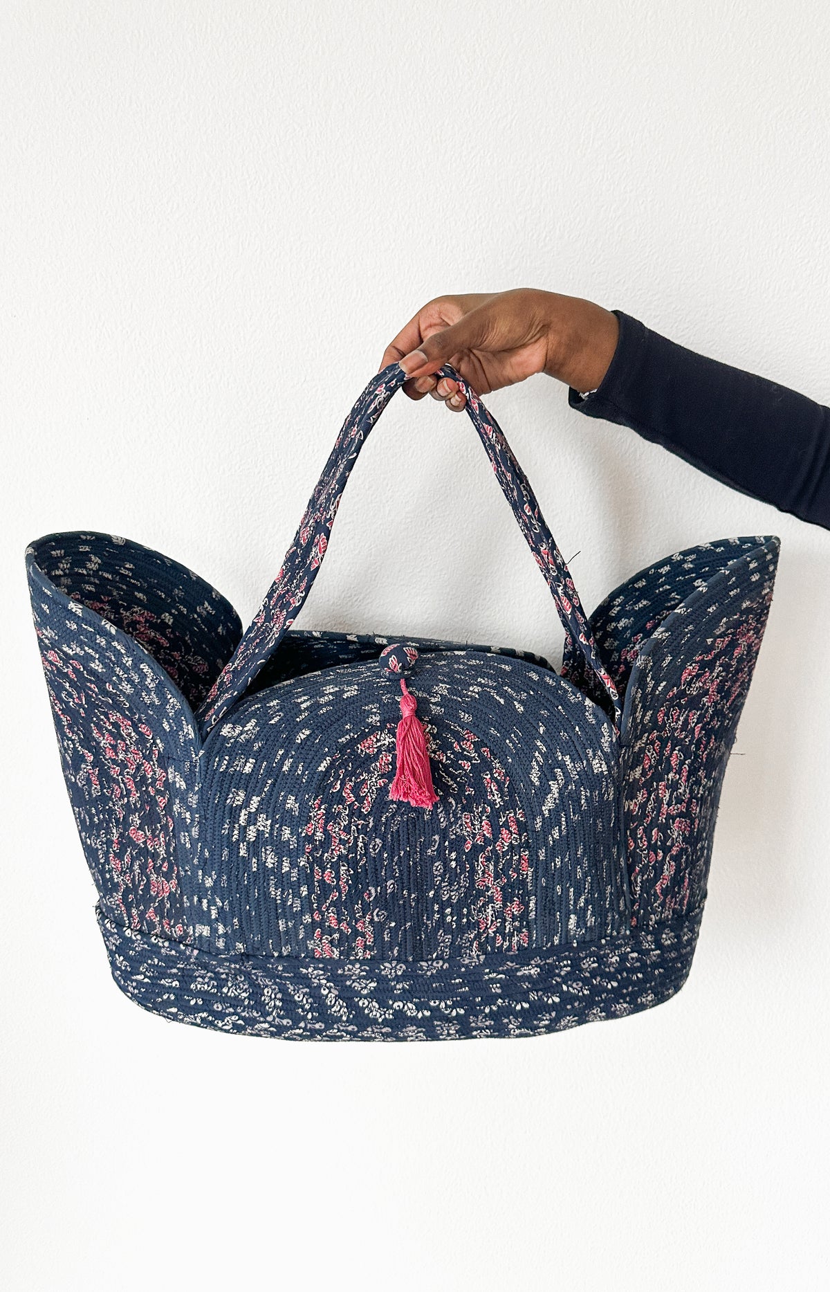 Flower Bag | Navy Blue